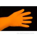 Orangefarbener Haushalts-Latexhandschuh (LISON-HG004)